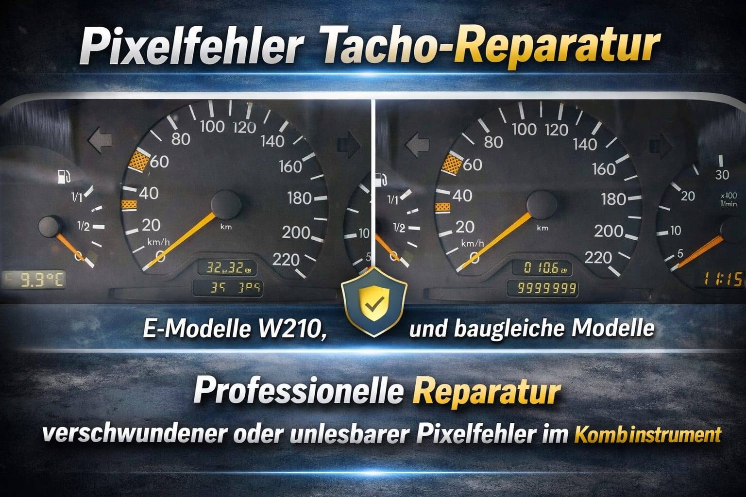Tacho Pixelfehler Reparatur
